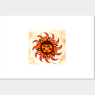 Sun mandala Posters and Art